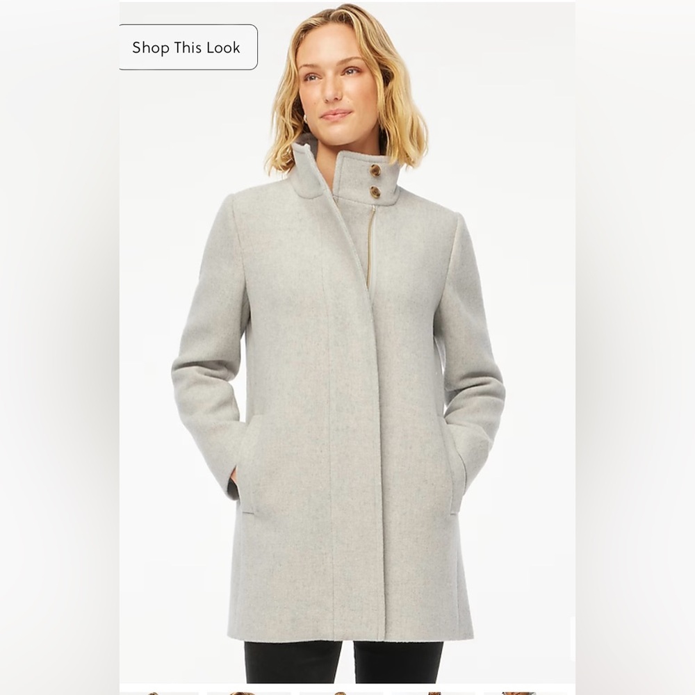 J Crew Factory - stand up collar jacket. Size 6
